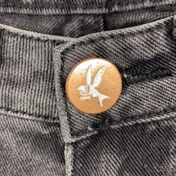 ONE TEASPOON Freebird Basalt Black Denim Jeans - Picture 7 of 11
